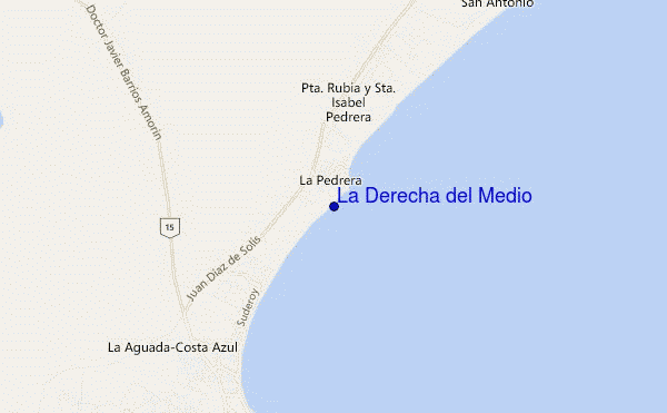 mappa di localizzazione di La Derecha del Medio
