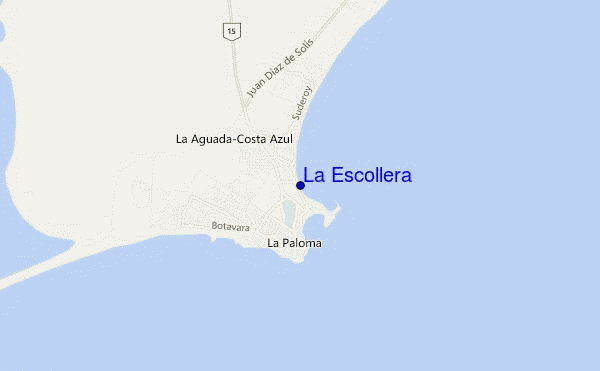 mappa di localizzazione di La Escollera