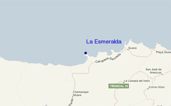 mappa di localizzazione di La Esmeralda