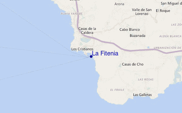 mappa di localizzazione di La Fitenia