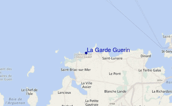 mappa di localizzazione di La Garde Guerin