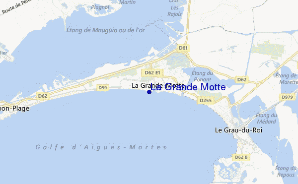 mappa di localizzazione di La Grande Motte