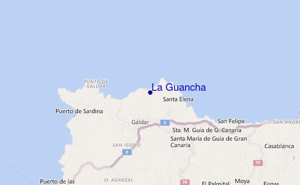 mappa di localizzazione di La Guancha