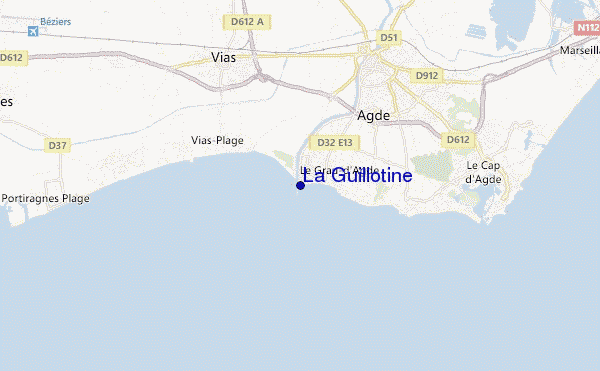 mappa di localizzazione di La Guillotine
