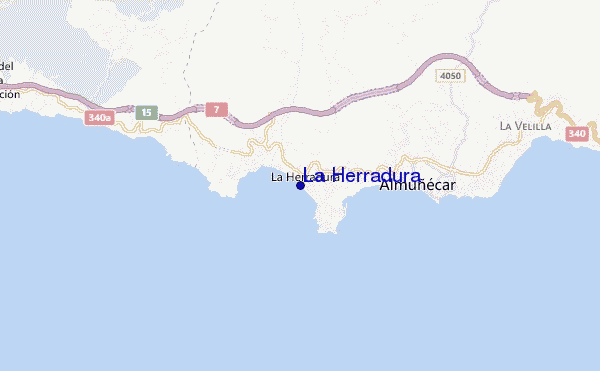 mappa di localizzazione di La Herradura
