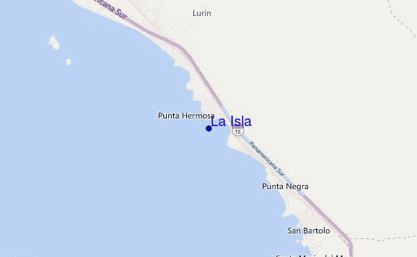 mappa di localizzazione di La Isla