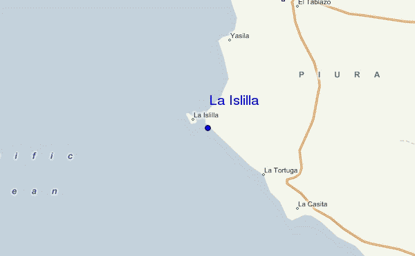 mappa di localizzazione di La Islilla
