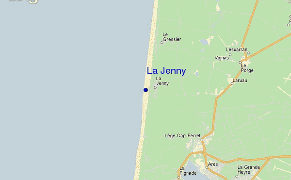 mappa di localizzazione di La Jenny