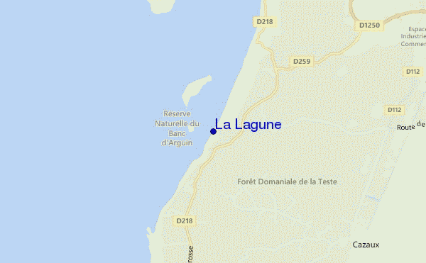 mappa di localizzazione di La Lagune