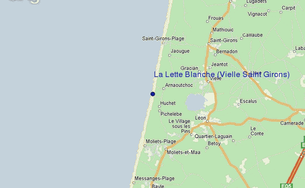 mappa di localizzazione di La Lette Blanche (Vieille Saint Girons)