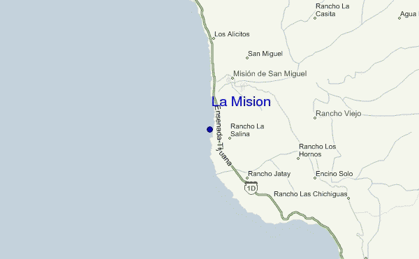 mappa di localizzazione di La Mision