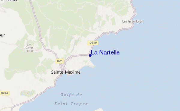mappa di localizzazione di La Nartelle