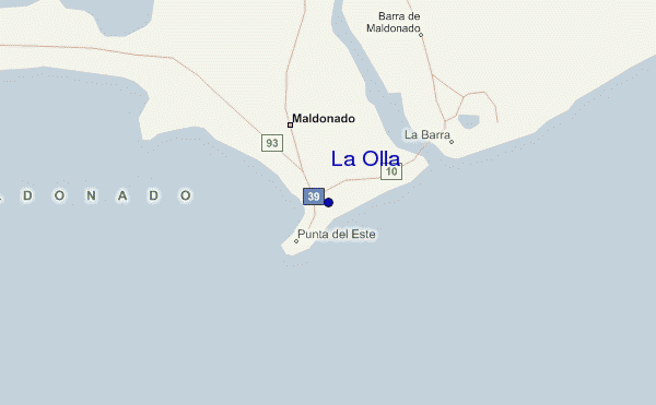 mappa di localizzazione di La Olla