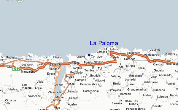 mappa di localizzazione di La Paloma