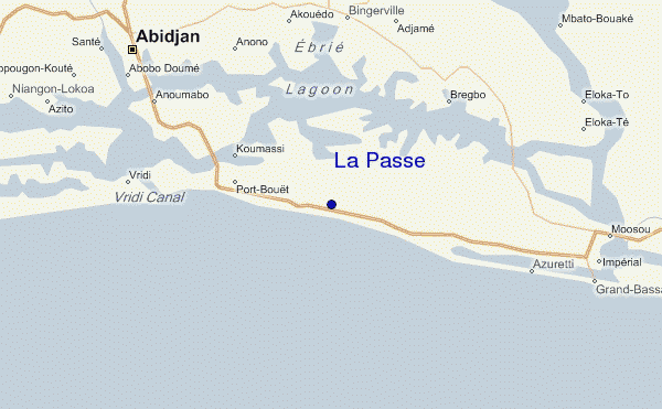 mappa di localizzazione di La Passe