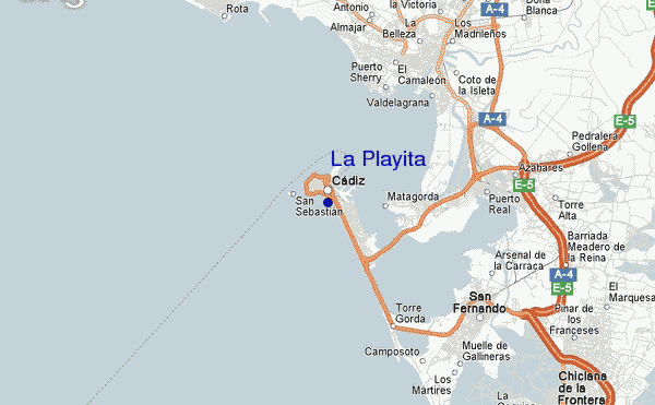 mappa di localizzazione di La Playita