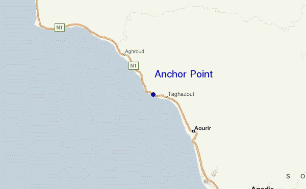 mappa di localizzazione di Anchor Point