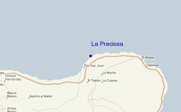 mappa di localizzazione di La Preciosa