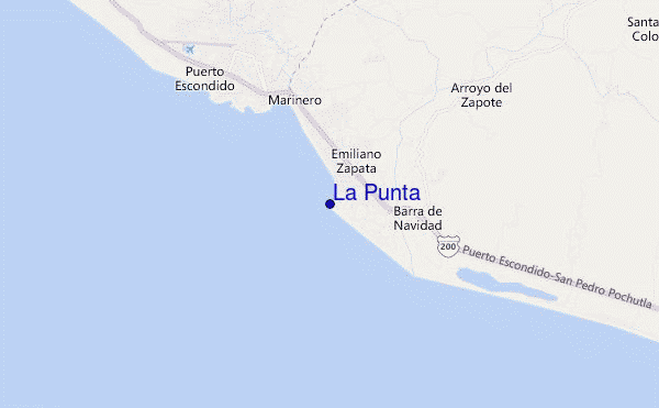 mappa di localizzazione di La Punta