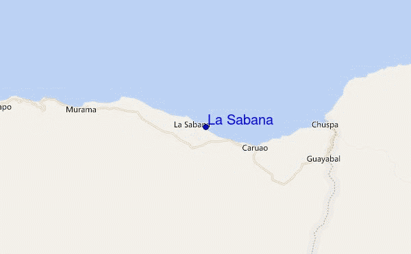 mappa di localizzazione di La Sabana