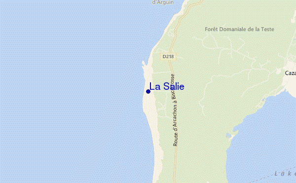 mappa di localizzazione di La Salie