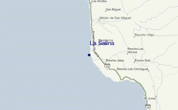 mappa di localizzazione di La Salina