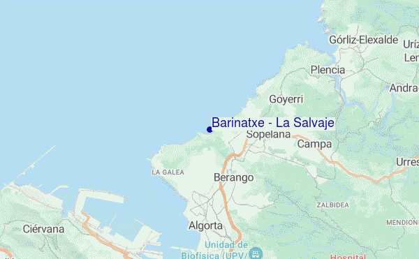 mappa di localizzazione di Barinatxe - La Salvaje