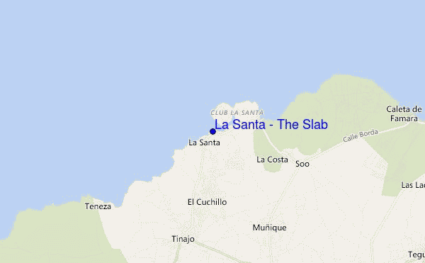 mappa di localizzazione di La Santa - The Slab