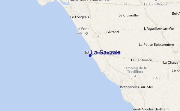 mappa di localizzazione di La Sauzaie