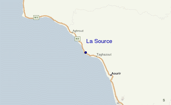 mappa di localizzazione di La Source