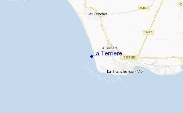 mappa di localizzazione di La Terriere