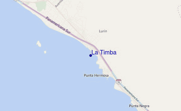 mappa di localizzazione di La Timba