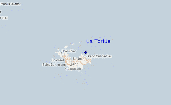 mappa di localizzazione di La Tortue