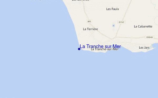 mappa di localizzazione di La Tranche sur Mer