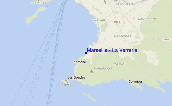 mappa di localizzazione di Marseille - La Verrerie