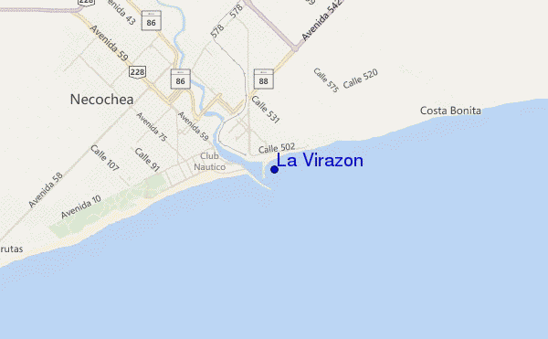 mappa di localizzazione di La Virazon