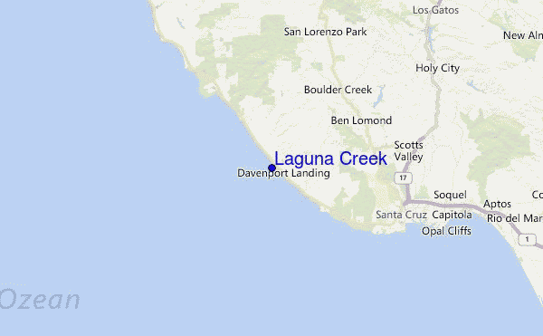 Laguna Creek Location Map