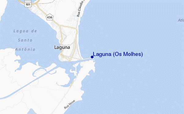 mappa di localizzazione di Laguna (Os Molhes)