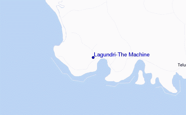 mappa di localizzazione di Lagundri-The Machine