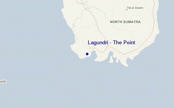 mappa di localizzazione di Lagundri - The Point