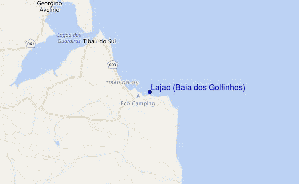 mappa di localizzazione di Lajao (Baia dos Golfinhos)