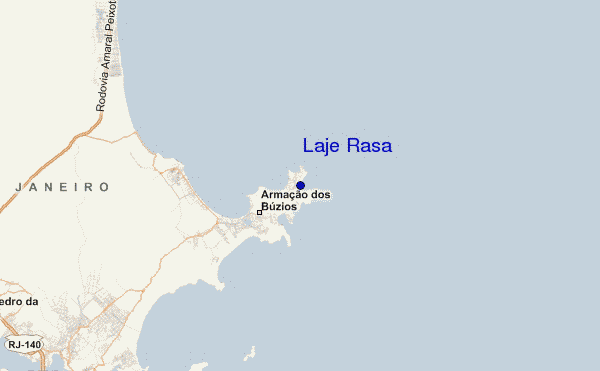 mappa di localizzazione di Laje Rasa