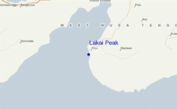 mappa di localizzazione di Lakai Peak