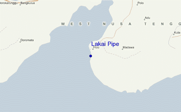 mappa di localizzazione di Lakai Pipe