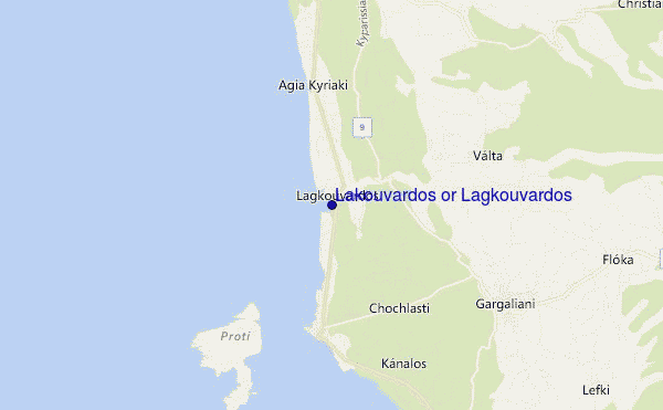 mappa di localizzazione di Lakouvardos or Lagkouvardos