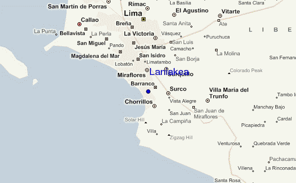 mappa di localizzazione di Laniakea