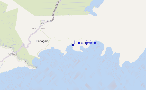 mappa di localizzazione di Laranjeiras