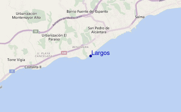 mappa di localizzazione di Largos