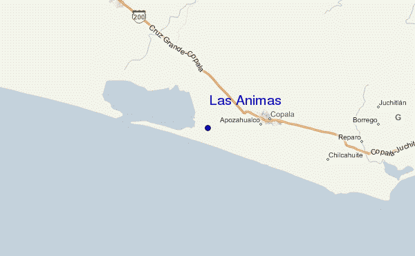 mappa di localizzazione di Las Animas