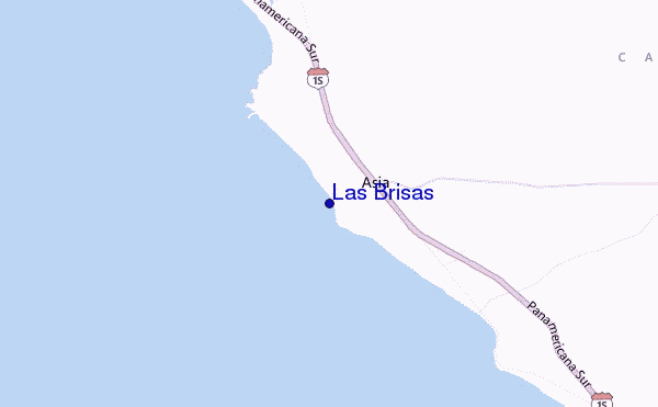 mappa di localizzazione di Las Brisas